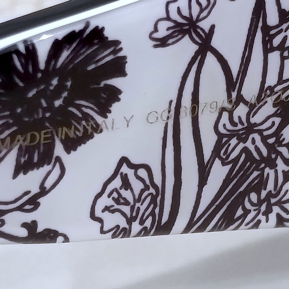 Rare New (Old Stock) Gucci GG 3079/S Black/White A70JJ 50 X 14 130V Sunglasses. main image 8